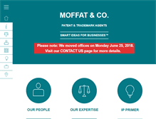 Tablet Screenshot of moffatco.com